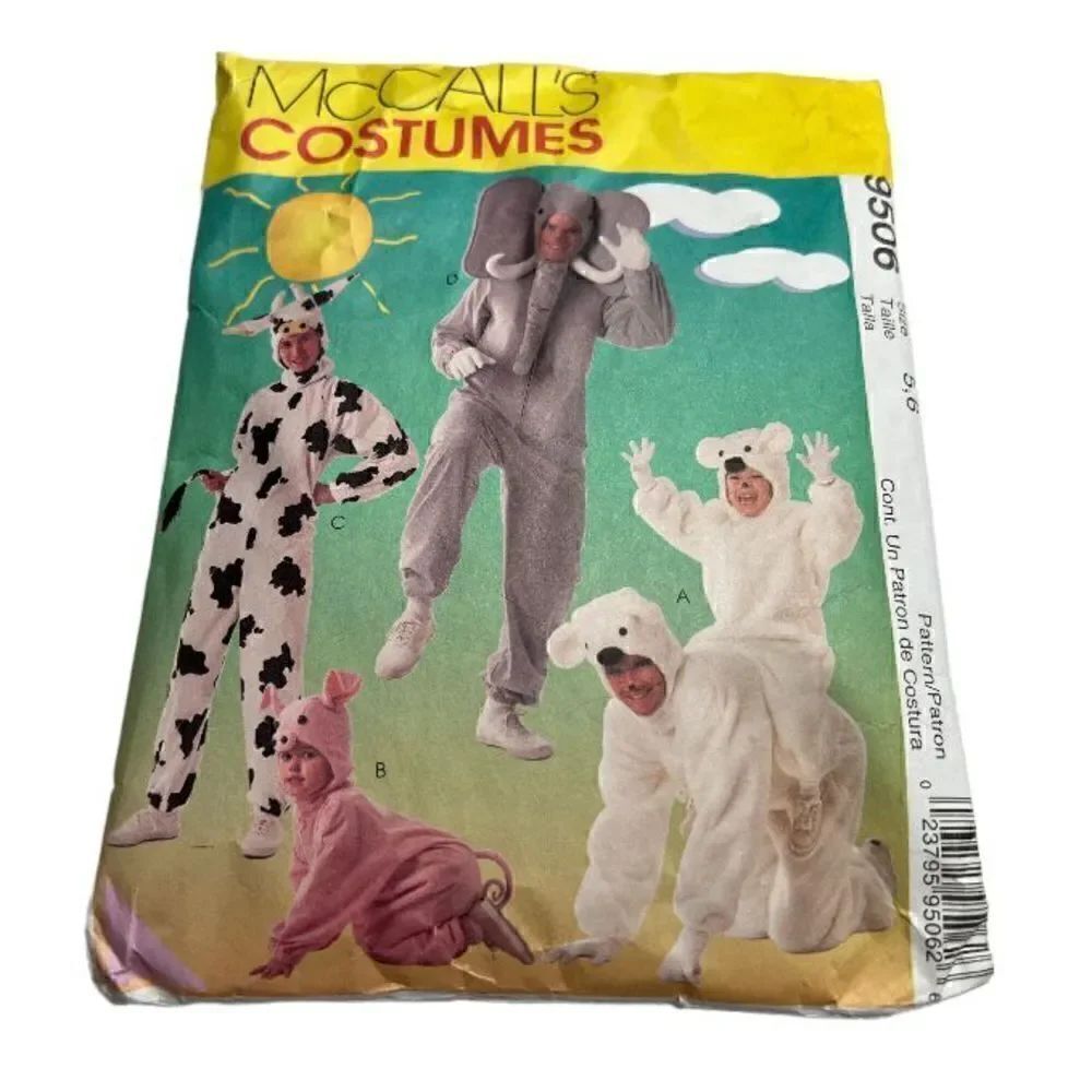 McCall’s Costumes animal patterns